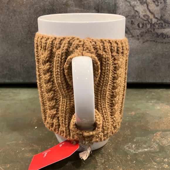 Warm Wishes Taupe 18oz Sweater Mug - Picture 4 of 7